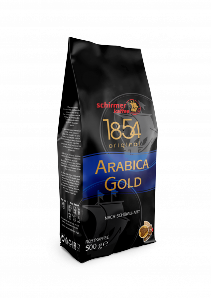 Schirmer 1854 Arabica Gold ganze Kaffeebohnen 500g