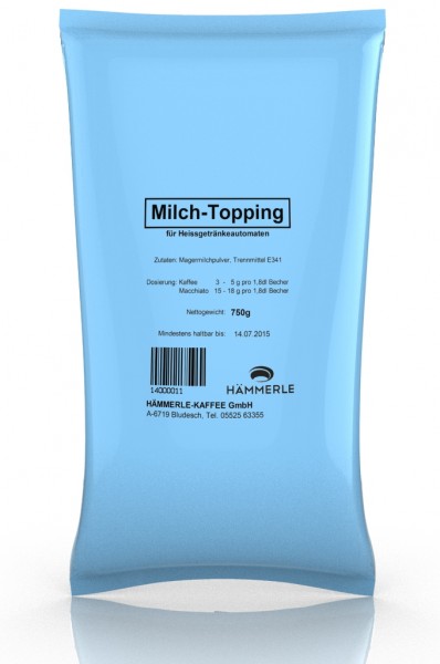 Top Drink - Hämmerle Milch - Topping 750 g