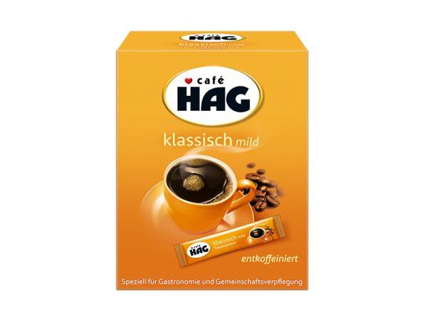 Café HAG Klassisch Mild entkoffeinierter Kaffee Sticks 200 x 1,8g