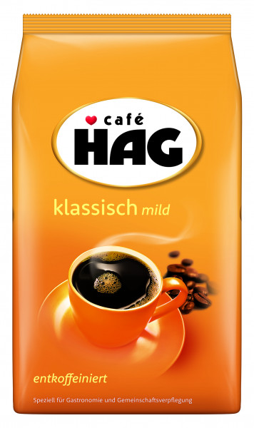 Cafe HAG Klassisch Mild Ganze Bohne 500g