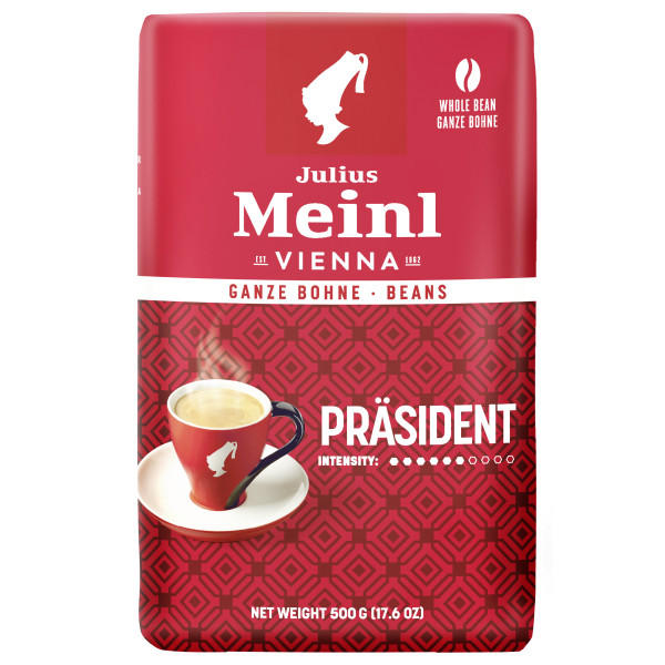 Classic Collection Präsident ganze Bohne 500g Neues Beuteldesign
