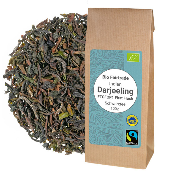 Bio Fairtrade Indien Darjeeling FTGFOP 1 First Flush 100g