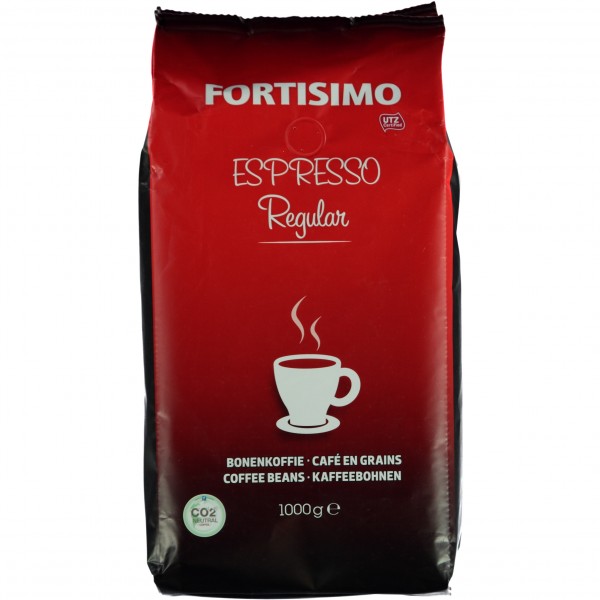 Fortisimo Espresso Regular 1000g Espressobohnen