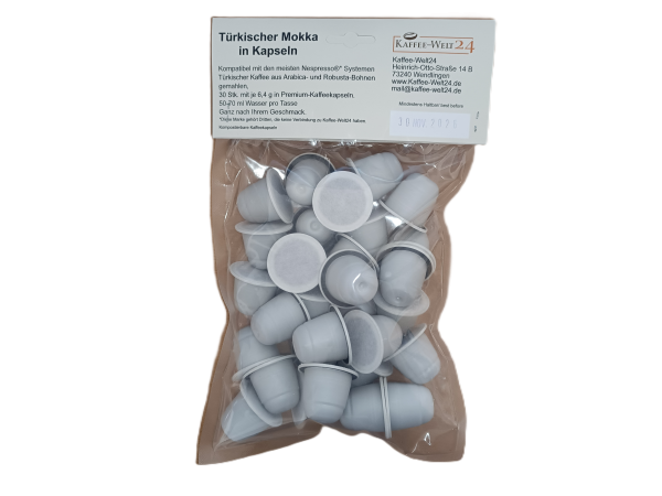30 Kaffeekapseln Türkischer Mokka 