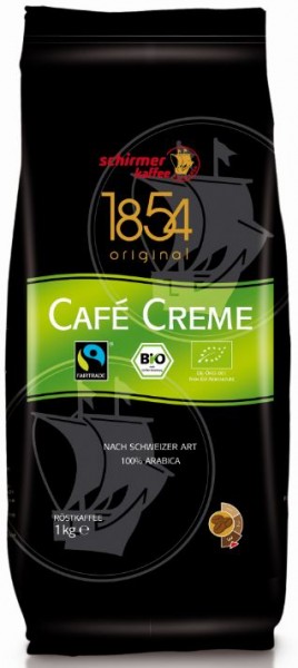 Schirmer 1854 Transfair Bio Cafe Creme Bohne 1000 g