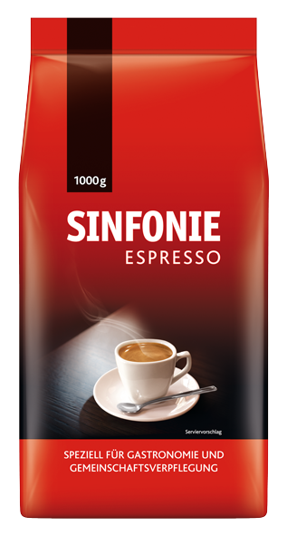 Sinfonie Espresso Cafe Crema Bohnenkaffee 1000g