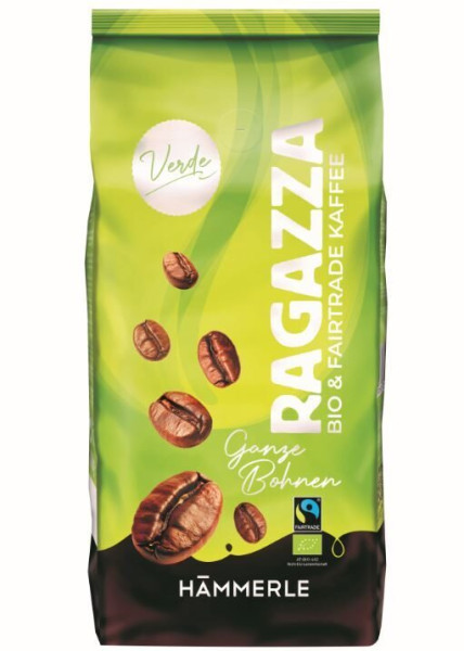 Hämmerle Cafe Ragazza Verde Bio und Fairtrade 1000g Bohne