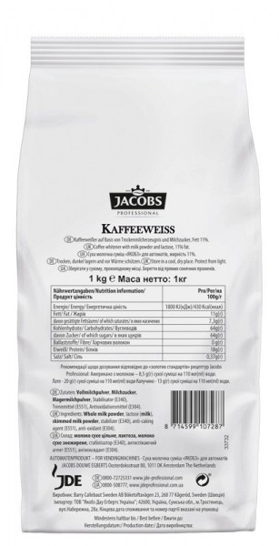 Jacobs 1000g Kaffeeweiss