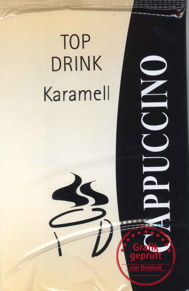 Hämmerle Top Drink Cappuccino Karamell 1000g Beutel Vorderseite