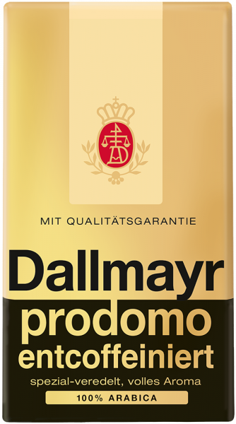 Prodomo entcoffeiniert gemahlener Röstkaffee 500g