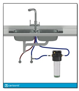 Urquell Wasser Set Untertisch mit 3 Wegehahn