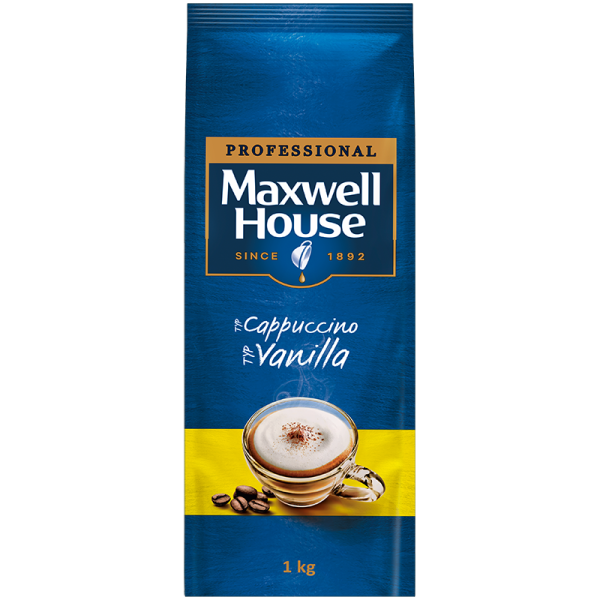 Maxwell House Cappuccino Vanille Löslicher Kaffee 1000 g