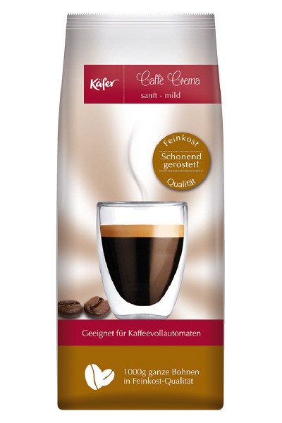  Käfer Caffe Crema sanft - mild 1000 g Bohne