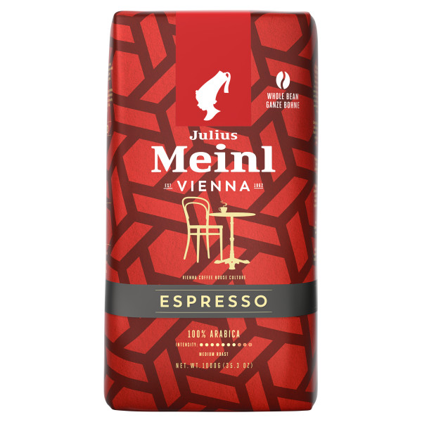 Vienna Espresso Bohne 1000g Neues Beuteldesign