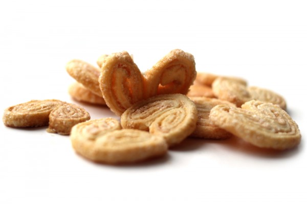 Kaffeegebäck Mini-Öhrchen Gebäck mit Zucker ca. 900Stück