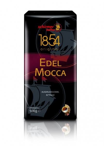 Schirmer 1854 Edelmocca Filterkaffee gemahlen 500g