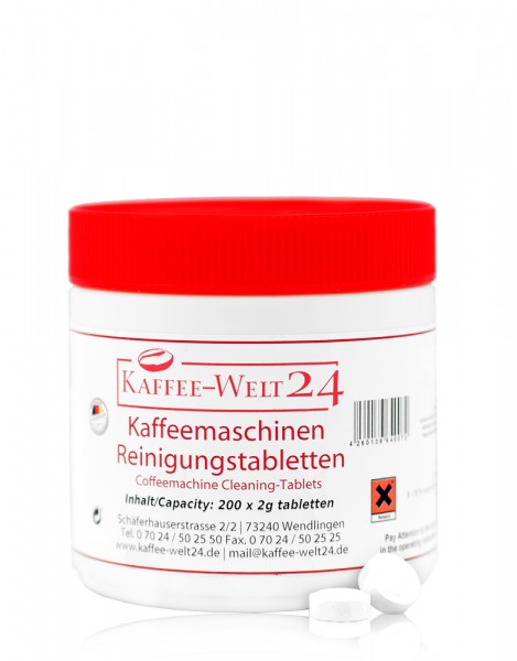 Kaffeemaschinen Reinigungstabletten 200 x 2 g