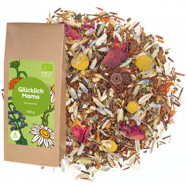 Bio Kräutertee Glücklich Mama FLORAPHARM®  offen 100g